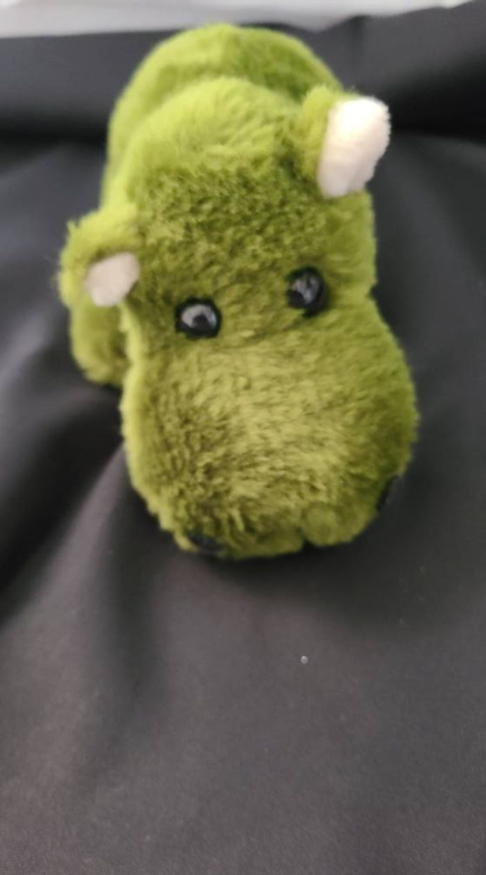 doudou hippopotame vert