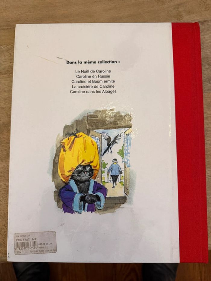 Édition limitée rouge bd vintage livre Caroline et l’apprenti sorcier magicien Pierre Probst - photo numéro 3