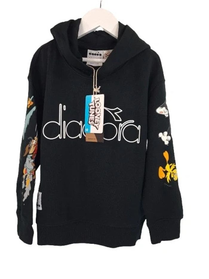 Sweat à capuche diadora x looney tunes