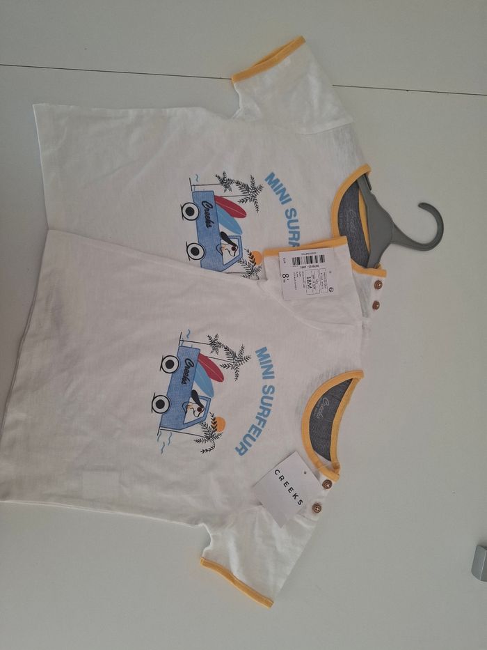 Lots de 2 T- shirts garçons neufs CREEKS