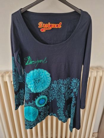 Tunique bleue Desigual