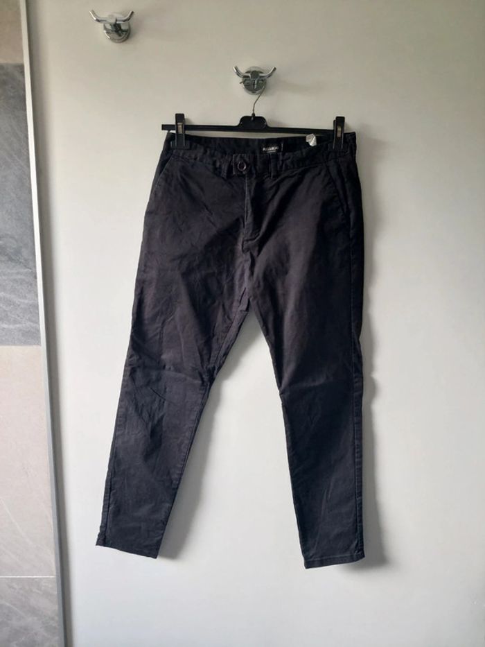 Pantalon chino homme noir pull&bear t42