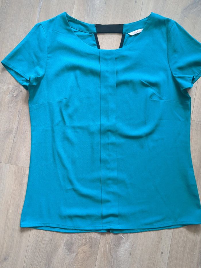 Blouse verte Camaïeu taille 36