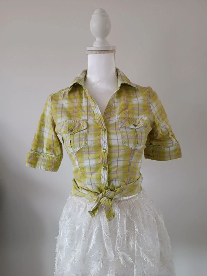 Chemise à carreaux taille 36