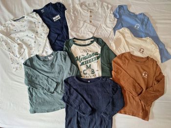 Lot de 9 tee-shirts, 24 mois