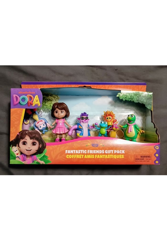 Coffret neuf de 5 Figurines avec Dora, Babouche Tico Véra Et Le Trio Fiesta