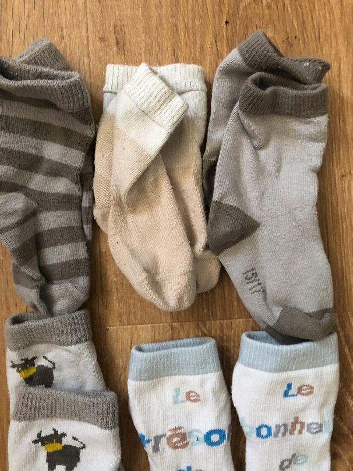 Lot de 7 paires de chaussettes t17 - photo numéro 3