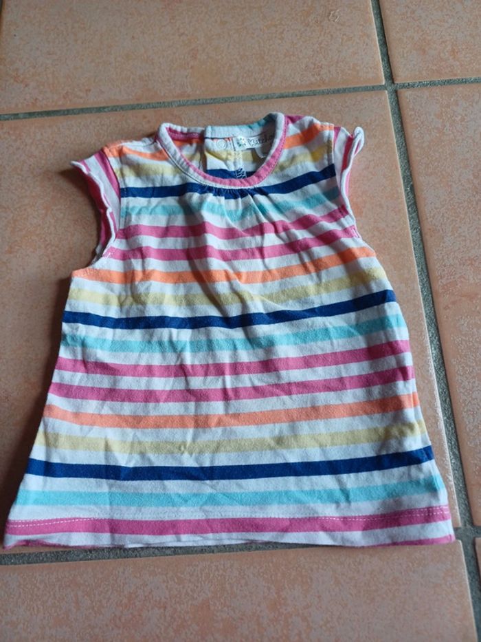 Tee shirt multicolore