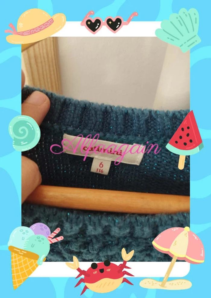 Pull catimini clair de terre 6ans - photo numéro 4