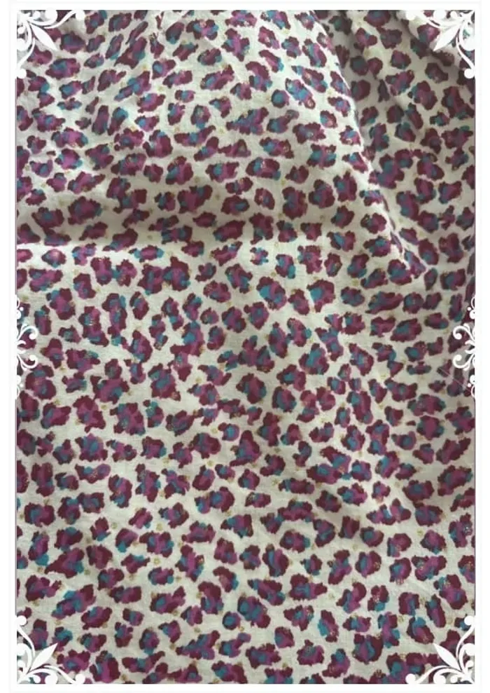 🐆 Pyjama fille 12 ans – Haut Kiabi brodé & short fait main 💜n - photo numéro 8