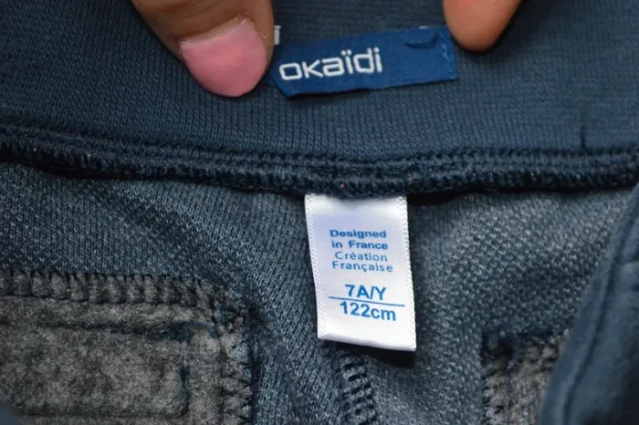 Short Marine Okaïdi Fille 7 ans Coton Très Bon État - photo numéro 6