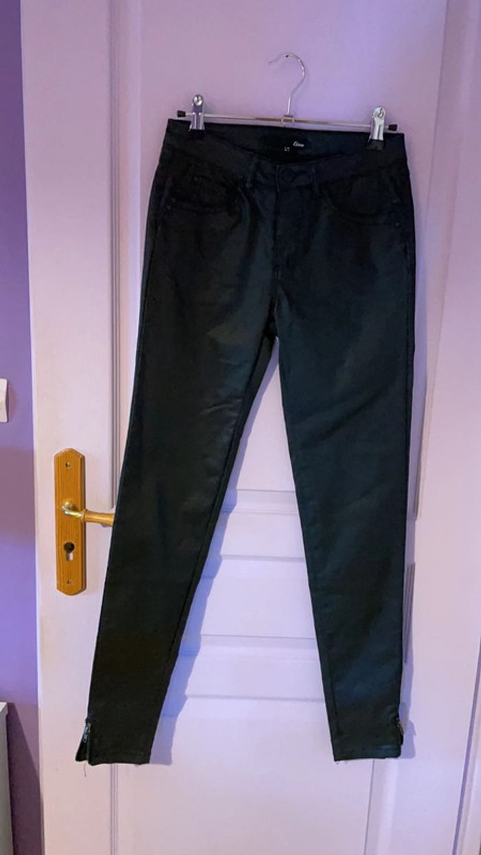 Jean femme effet ciré Etam Taille 34