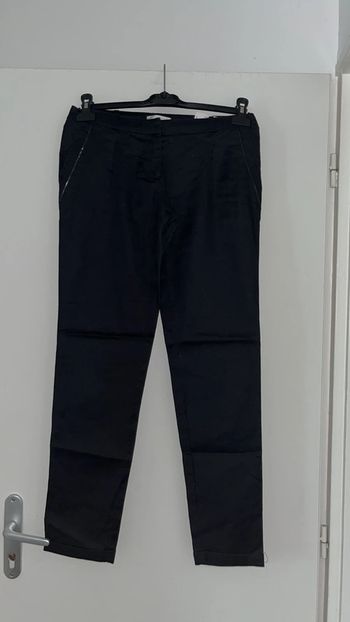Pantalon droit noir promod