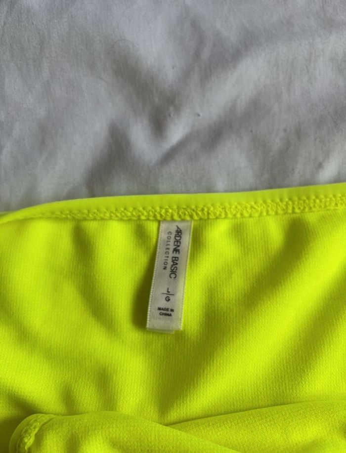 Lot 2 bas de maillots de bain bikini blanc jaune fluo Ardene taille L/40 neuf - photo numéro 6