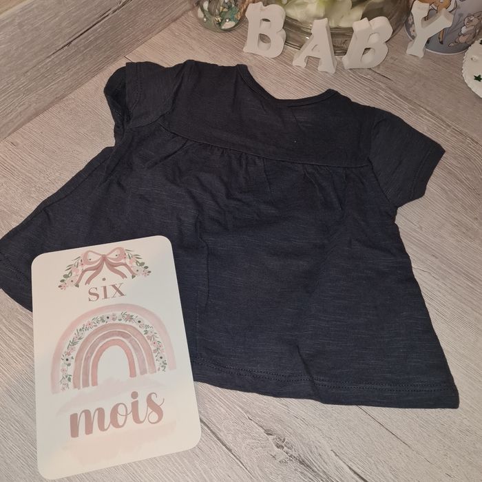 T-shirt manches courtes 6 mois zeeman - photo numéro 3