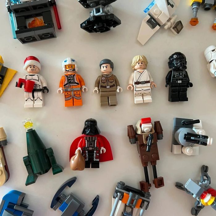 Lot figurines lego minifigures calendrier de l'avent star wars noël - photo numéro 7