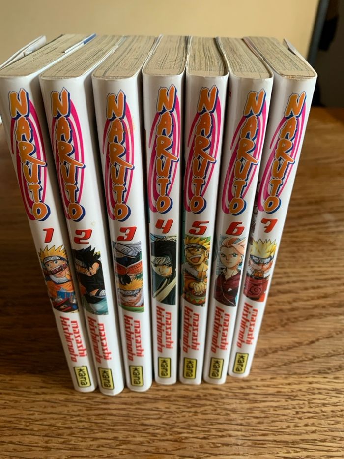 Lot 7 mangas Naruto