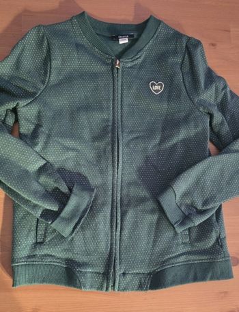 (Neuf non porté) 😍🩷 gilet zippé molleton 10 ans fille 🩷😍