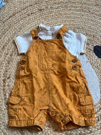 Ensemble salopette teeshirt 