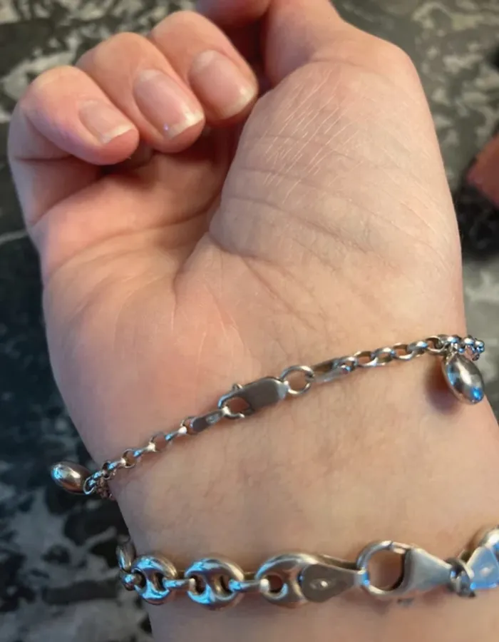 Bracelet fin en argent - photo numéro 5