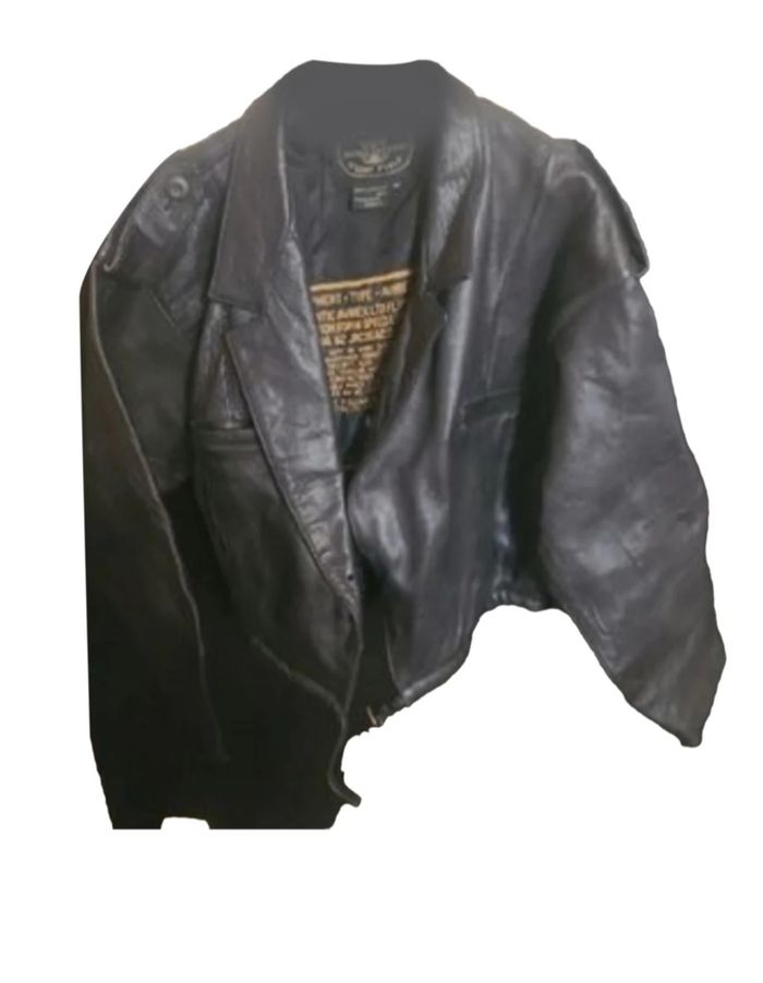 Manteau en cuir