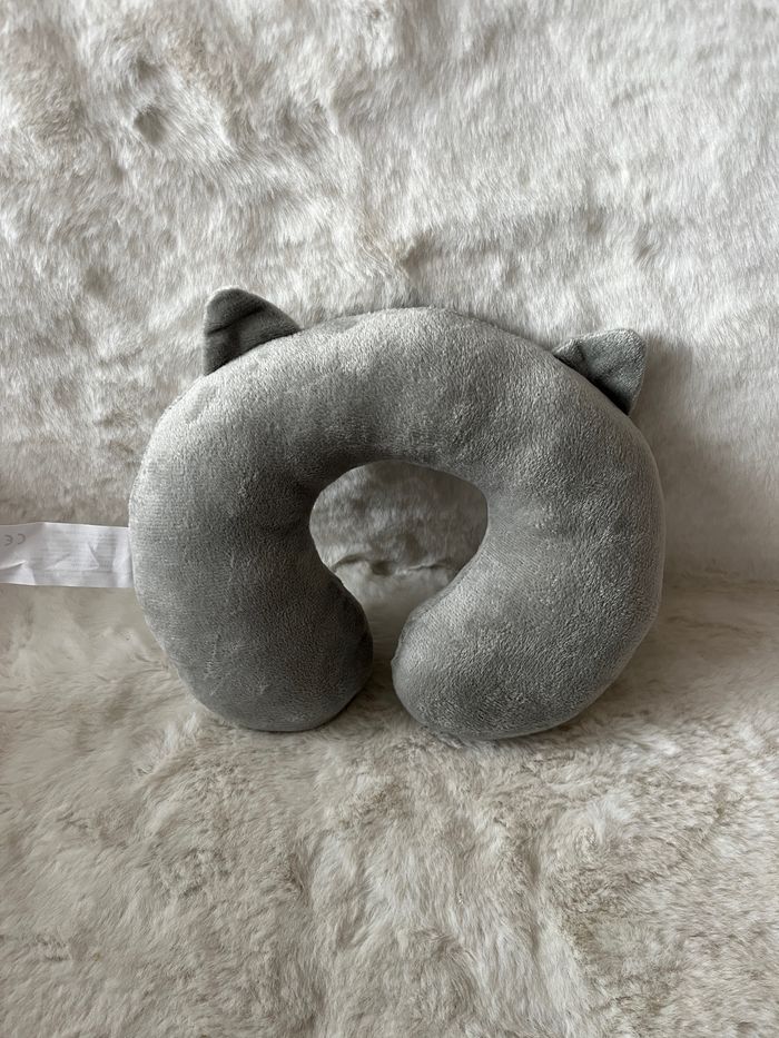Coussin cervical, coussin de voyage, coussin tour de cou chat pour enfant - photo numéro 2
