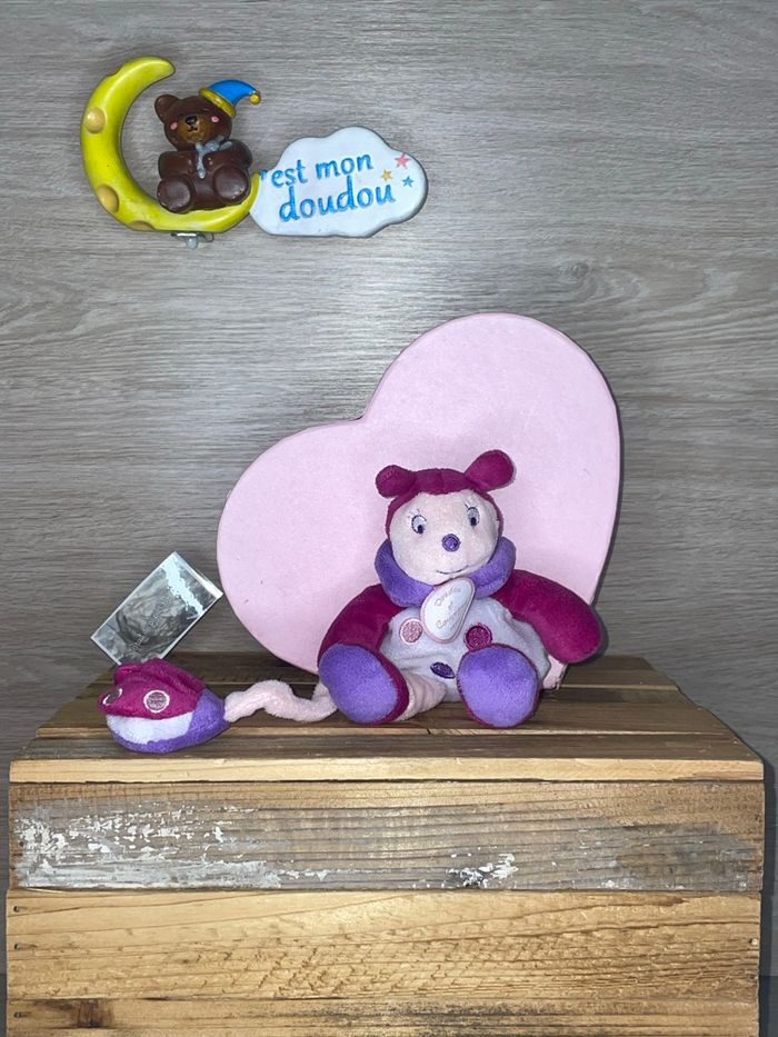 DDC605 doudou et compagnie coccinelle