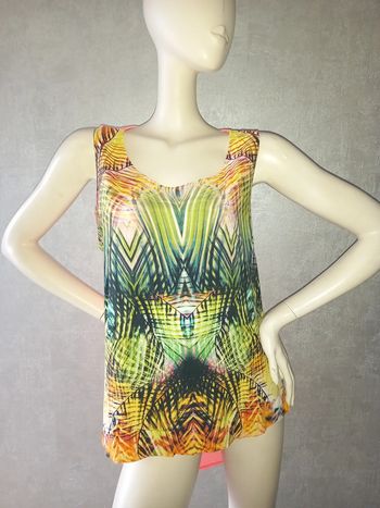 débardeur rose et coloré Kwoman kiabi taille 42