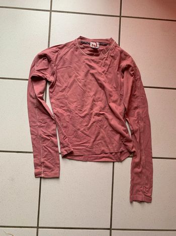 tee shirt manche longue vieux rose taille S