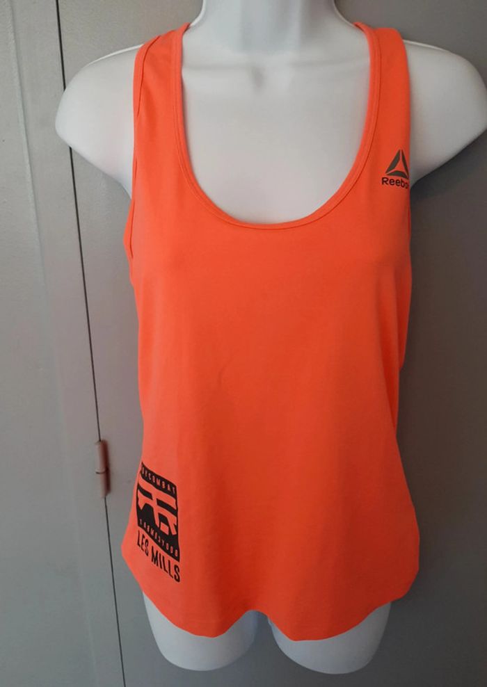 Haut de sport Reebok orange taille S