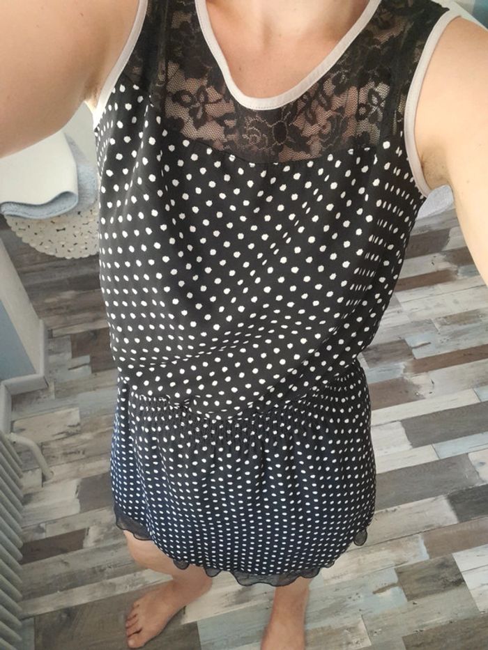 Robe à pois