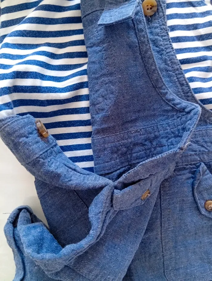 Ensemble bodie et salopette short - photo numéro 6