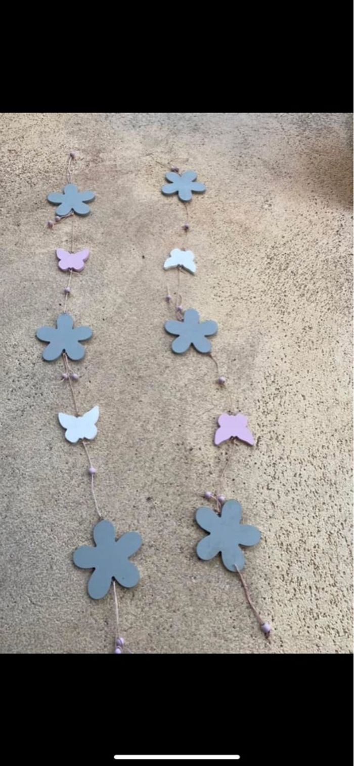 Décorations lot de 2 suspensions rideaux chambre - photo numéro 2