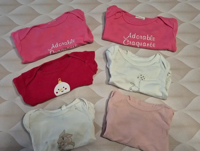 Lot de 6 bodys