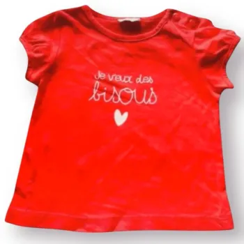 T shirt fille 1 mois