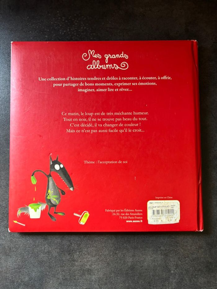 Livre Le loup qui voulait changer de couleur Auzou - photo numéro 2