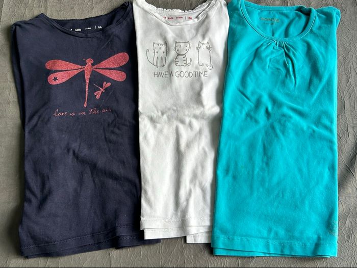 Lot de 6 t-shirts manches longues fille - photo numéro 4