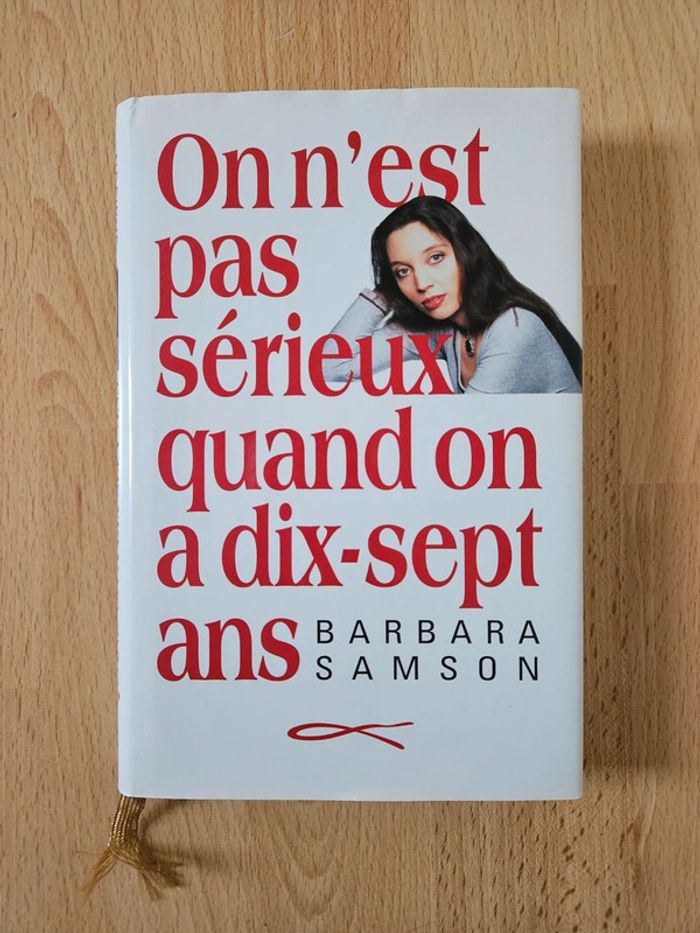 Livre témoignage On est pas sérieux quand on a 17 ans