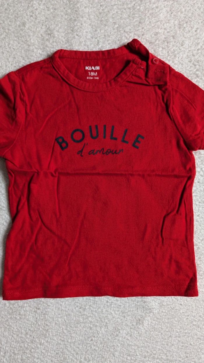 Lot 3 t-shirts 18 mois manches courtes - photo numéro 2