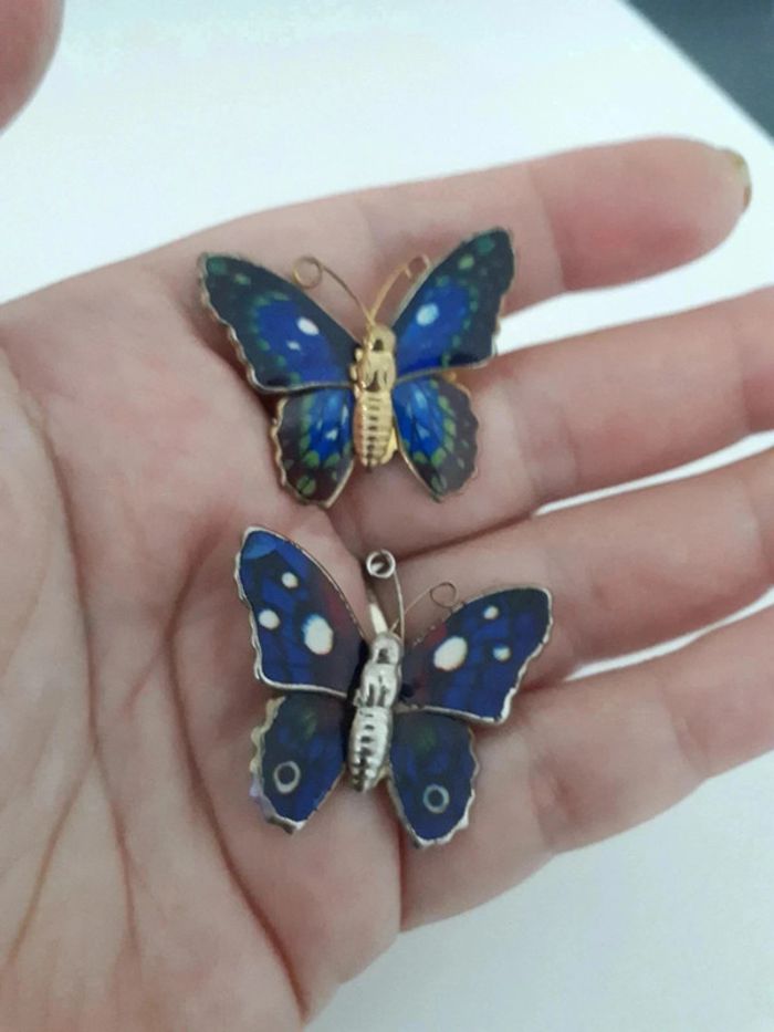 2 broch papillon vintage - photo numéro 6