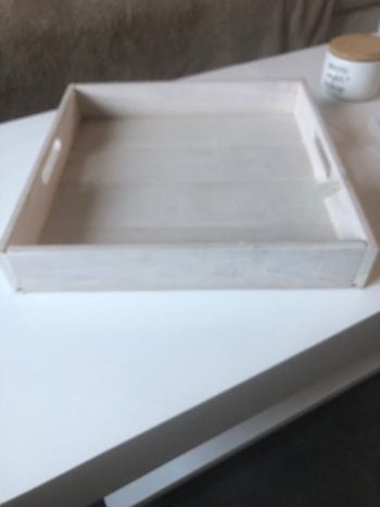 Plateau bois blanchi