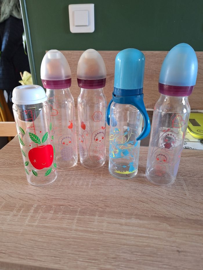 Lot Biberon en verre 240ml