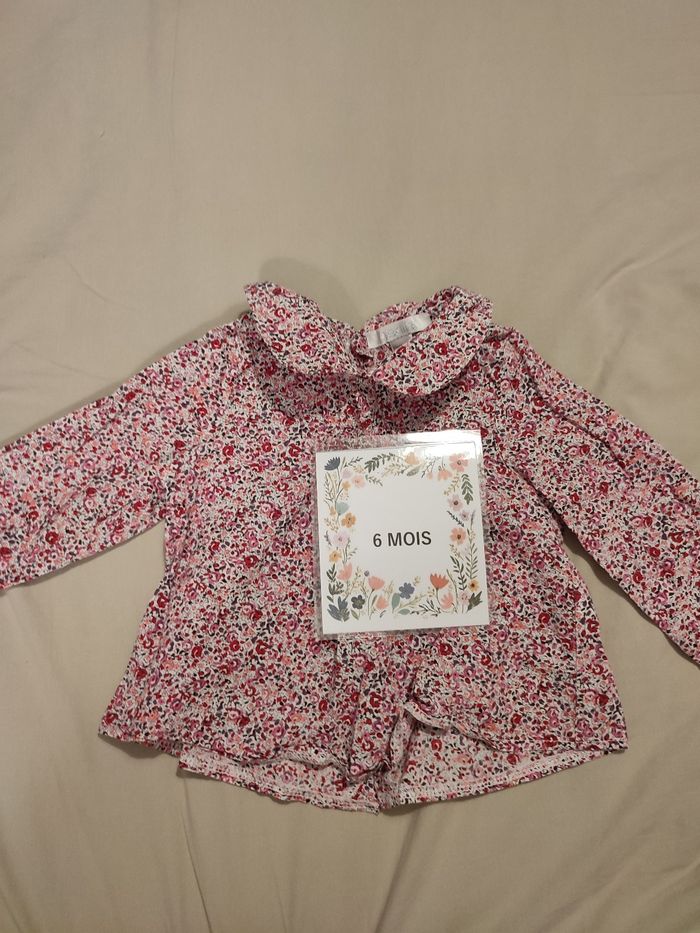 Chemisier obaibi fleuri