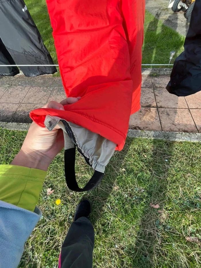 Pantalon de ski avec bretelles orange 4 ans décathlon - photo numéro 6