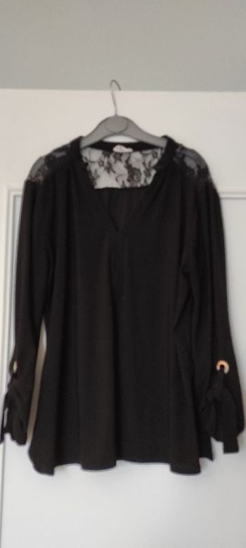 Blouse noir cache cache 38
