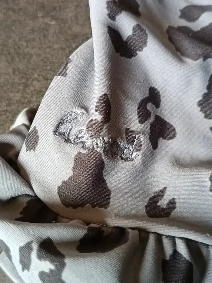 Maillot de bain liewood une pièce gris volants léopard 80/86 - photo numéro 3