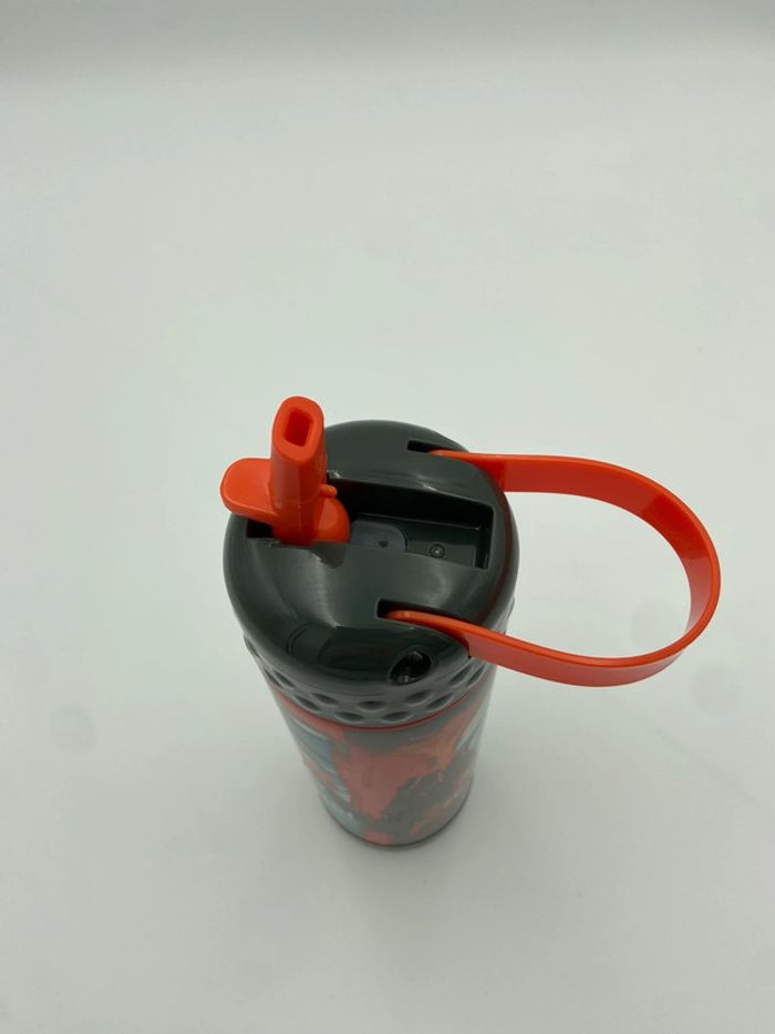 Gourde enfant Bouteille d'eau en acier inoxydable avec paille intégrée Disney Pixar Cars on the Road - photo numéro 5