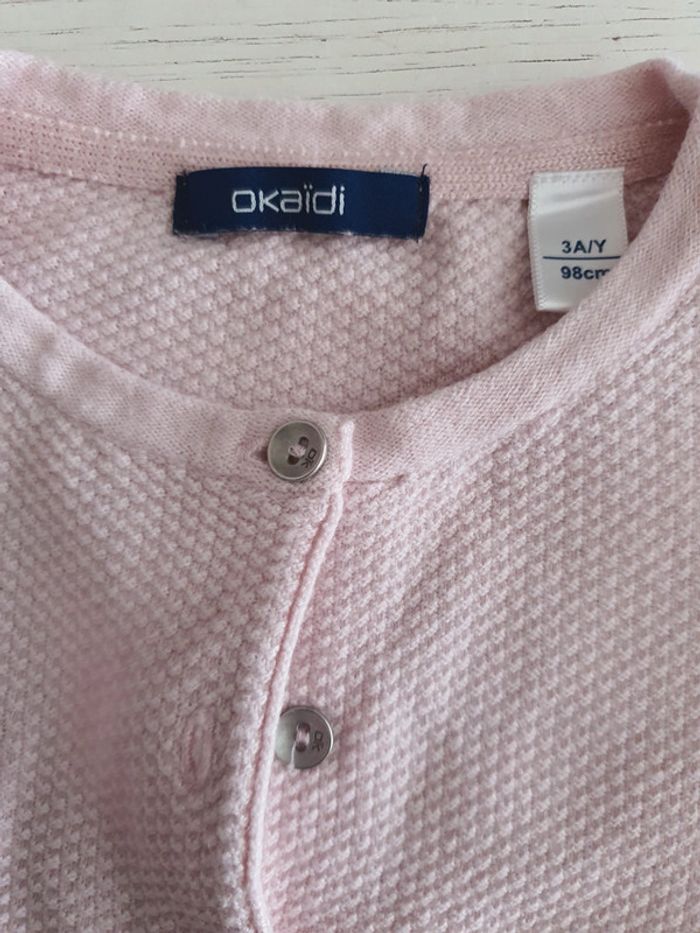 Gilet leger rose obaibi 3 ans - photo numéro 2