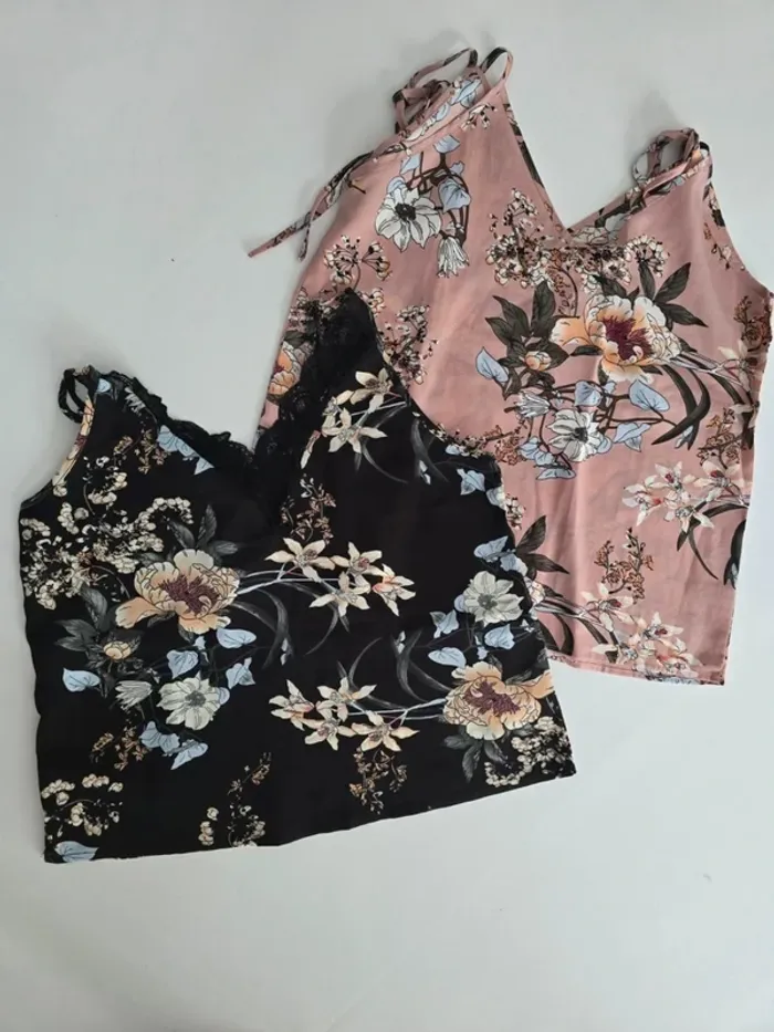 Lot de 2 debardeurs fluide