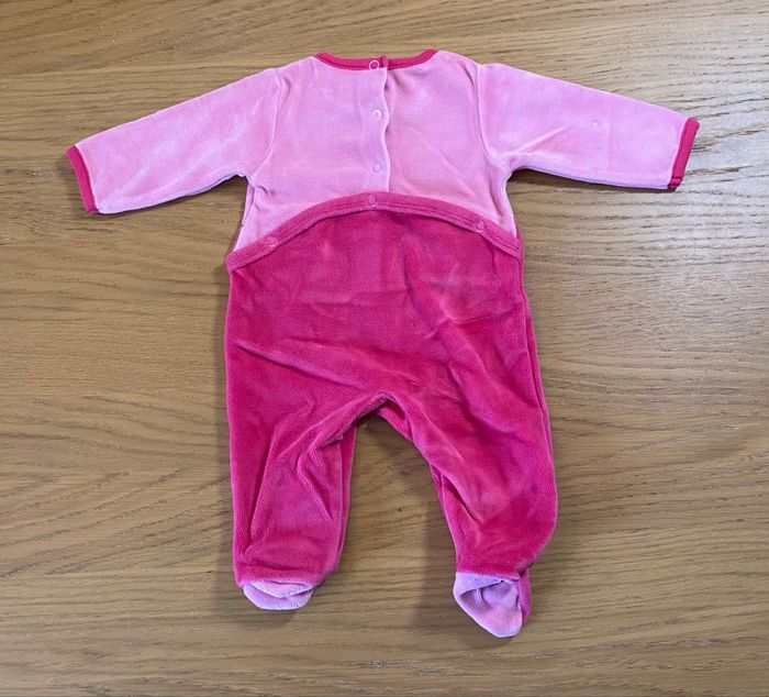 Absorba Pyjama Grenouillère rose/fuchsia Taille 1 mois - photo numéro 5